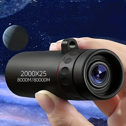 „2025 2000X25 HD‑Monokular‑Teleskop, kompakt und tragbar für Reisen, Wandern, Angeln, Camping, Sternbeobachtung, Konzerte und Vogelbeobachtung“