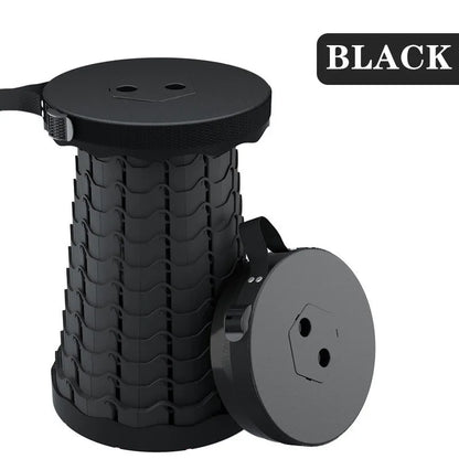 Teleskop-Campinghocker – Ultraleicht, faltbar, bis 200 kg | Strand, Angeln, Wandern, Picknick