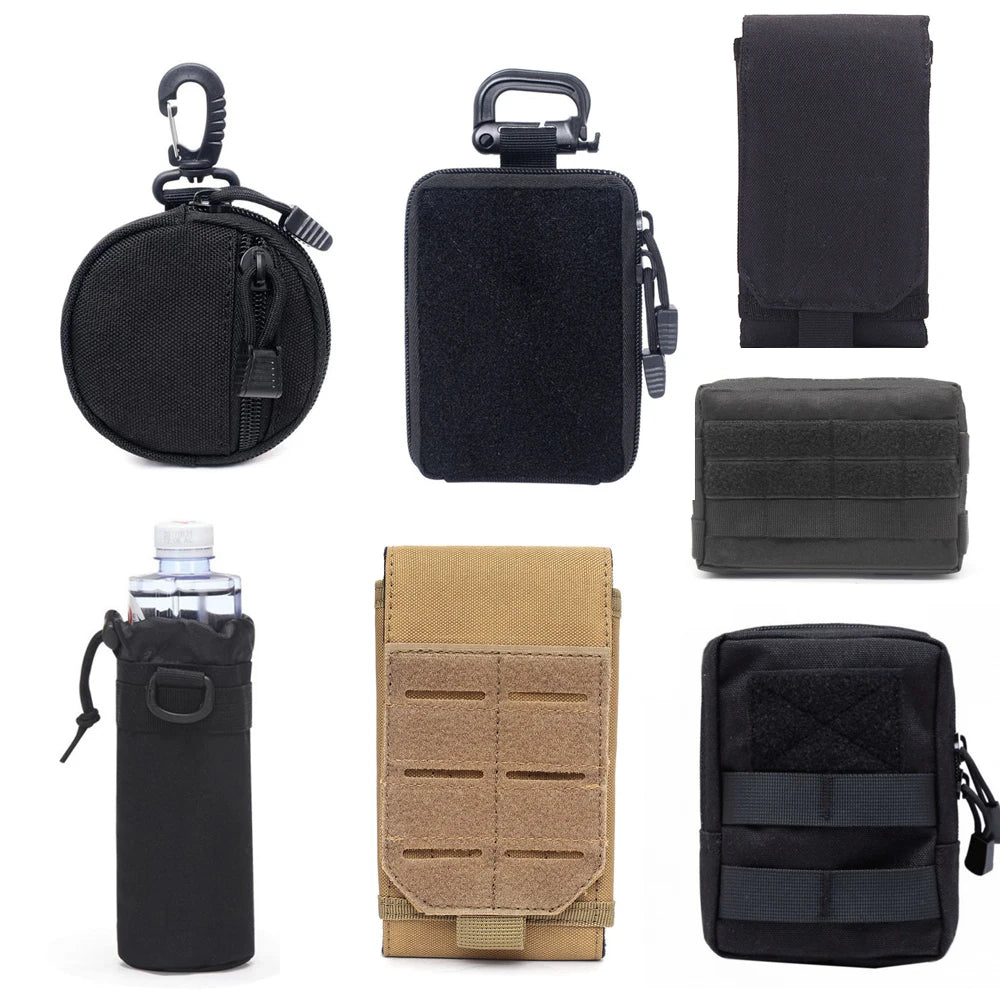 Taktische Taschen Molle‑Beutel Hüfttasche Herren Handy‑Tasche Gürtel‑Fanny‑Pack EDC‑Pack Outdoor‑Camping‑ und Jagdzubehör