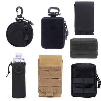 Taktische Taschen Molle‑Beutel Hüfttasche Herren Handy‑Tasche Gürtel‑Fanny‑Pack EDC‑Pack Outdoor‑Camping‑ und Jagdzubehör