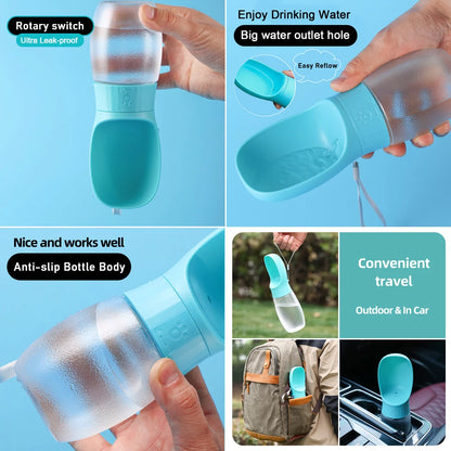 300 ml / 500 ml Große Hunde‑Wasserflasche Tragbare Trinkschale Für Kleine Hunde Katzen Reisen Wandern Welpen Haustier‑Wasserspender Becher Labrador