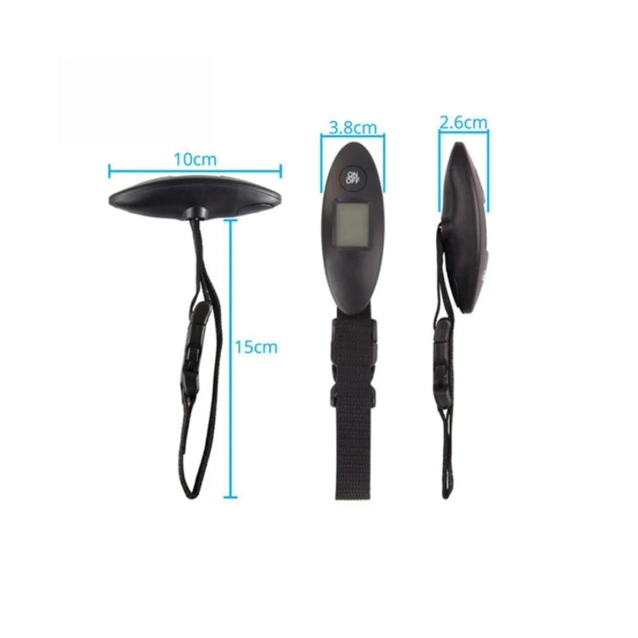 Digitale Gepäckwaage bis 40 kg – LCD, kompakt & präzise