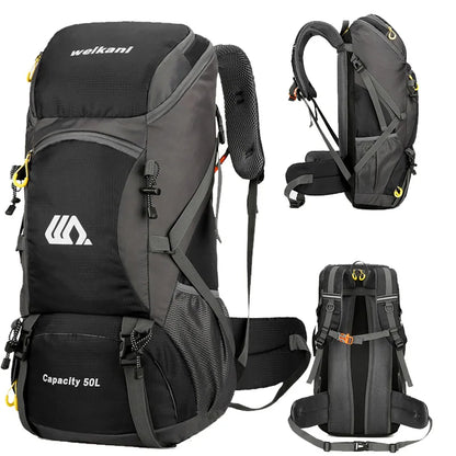 50L Wanderrucksack – Wasserdichter Trekking-Rucksack für Herren & Damen