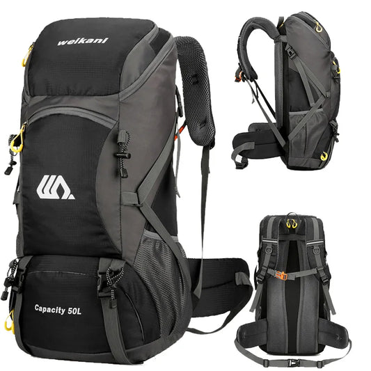 50L Wanderrucksack – Wasserdichter Trekking-Rucksack für Herren & Damen