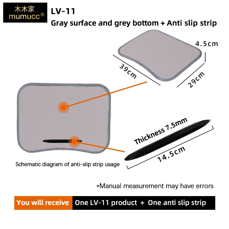 MUMUCC Multifunktionaler Laptop‑Tisch mit Kissen – gefüllt mit Schaumperlen, inkl. Hart‑Mousepad