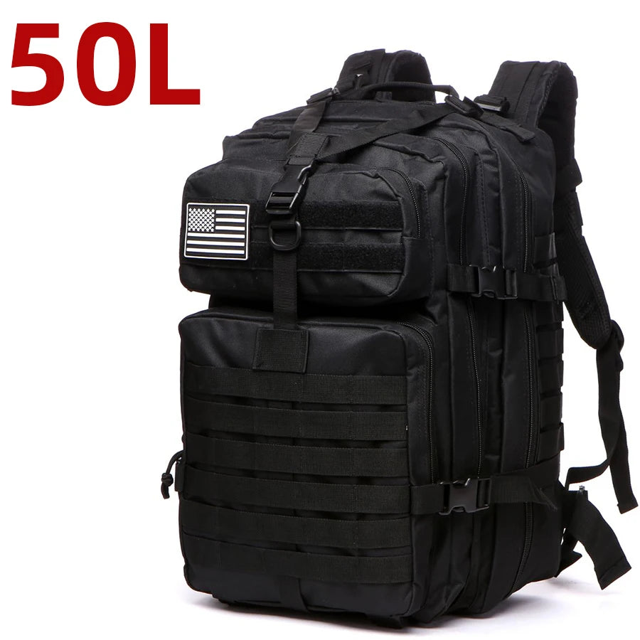 „25L/50L Robuster Nylon‑Rucksack – wasserdichter taktischer Sport‑, Trekking‑, Angel‑, Jagd‑, Camping‑ und Wander‑Outdoor‑Rucksack“