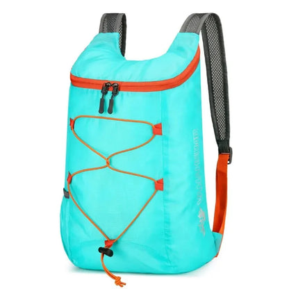 „Multifunktionaler Outdoor‑Falt‑Rucksack – hochdichtes, leichtes, wasserdichtes Nylon‑Gewebe, Sporttasche für Camping, Wandern und Reisen“