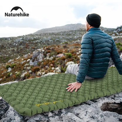 Naturehike 2024 neue Campingmatratze 4,6 hoher R‑Wert ultraleichte faltbare Strand‑Luftschlafmatte Outdoor‑Wandern‑Luftmatratze