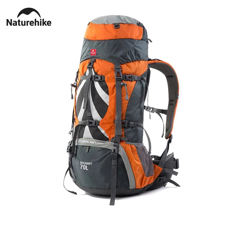 70L Trekking-Rucksack – Ergonomisch, Wasserdicht mit Regenhülle | Camping & Wandern