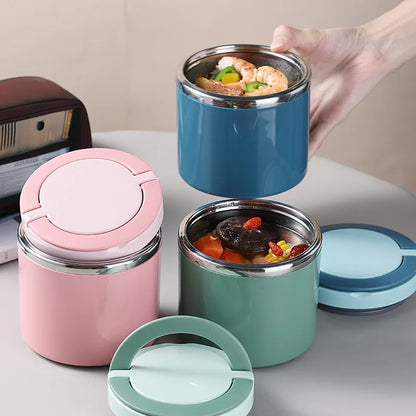 „630/1000‑ml Thermobehälter für Lebensmittel – isolierter Suppenbecher/Thermosbehälter aus Edelstahl, Lunchbox zum Warmhalten für Schulkinder“