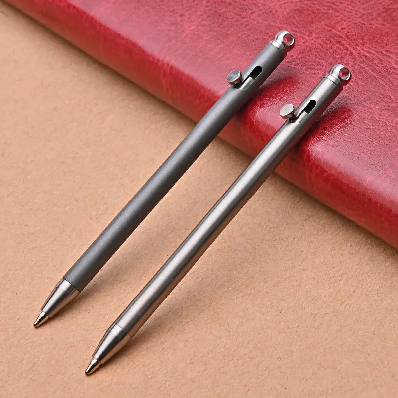 Tragbarer Mini‑Titan‑Stift, EDC‑Gadget, Outdoor‑Accessoire, kreativer Unterschriftenstift mit Persönlichkeit“