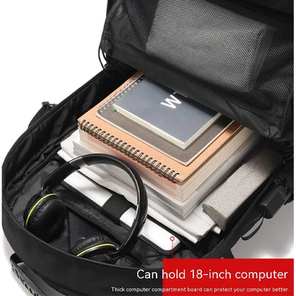 50L 80L Großer Reise‑Rucksack für Herren, mit separatem Schuhfach, Business‑Tasche, Outdoor‑Sport‑Rucksack, wasserdicht, schwarzer Herren‑Aufbewahrungsrucksack“