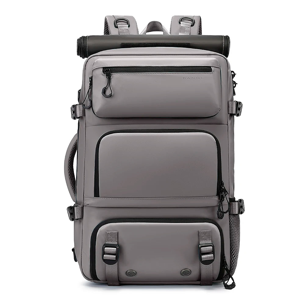 BANGE 30L Diebstahlsicherer, wasserdichter Wander‑ und Campingrucksack – Abnehmbarer Trekking‑Bag – Großes Fassungsvermögen – Outdoor‑Sport‑ und Reiserucksack