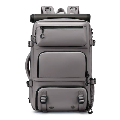 BANGE 30L Diebstahlsicherer, wasserdichter Wander‑ und Campingrucksack – Abnehmbarer Trekking‑Bag – Großes Fassungsvermögen – Outdoor‑Sport‑ und Reiserucksack