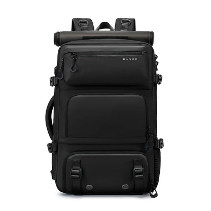BANGE 30L Diebstahlsicherer, wasserdichter Wander‑ und Campingrucksack – Abnehmbarer Trekking‑Bag – Großes Fassungsvermögen – Outdoor‑Sport‑ und Reiserucksack