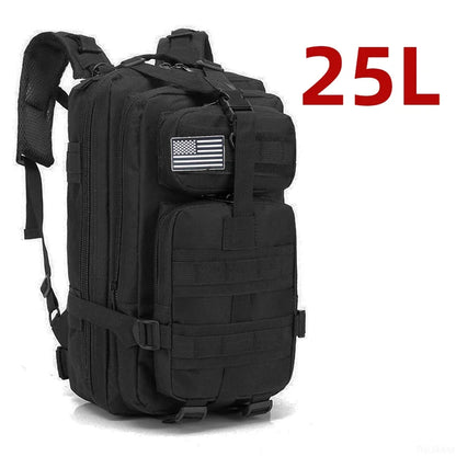 „25L/50L Robuster Nylon‑Rucksack – wasserdichter taktischer Sport‑, Trekking‑, Angel‑, Jagd‑, Camping‑ und Wander‑Outdoor‑Rucksack“