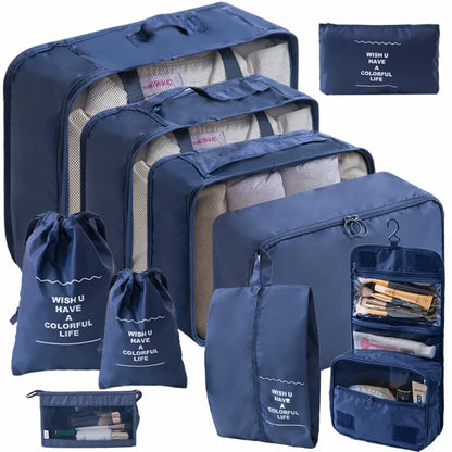 Reise-Organizer Set – Packwürfel & Kofferorganizer (7 oder 10 Stück)