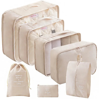 Reise-Organizer Set – Packwürfel & Kofferorganizer (7 oder 10 Stück)