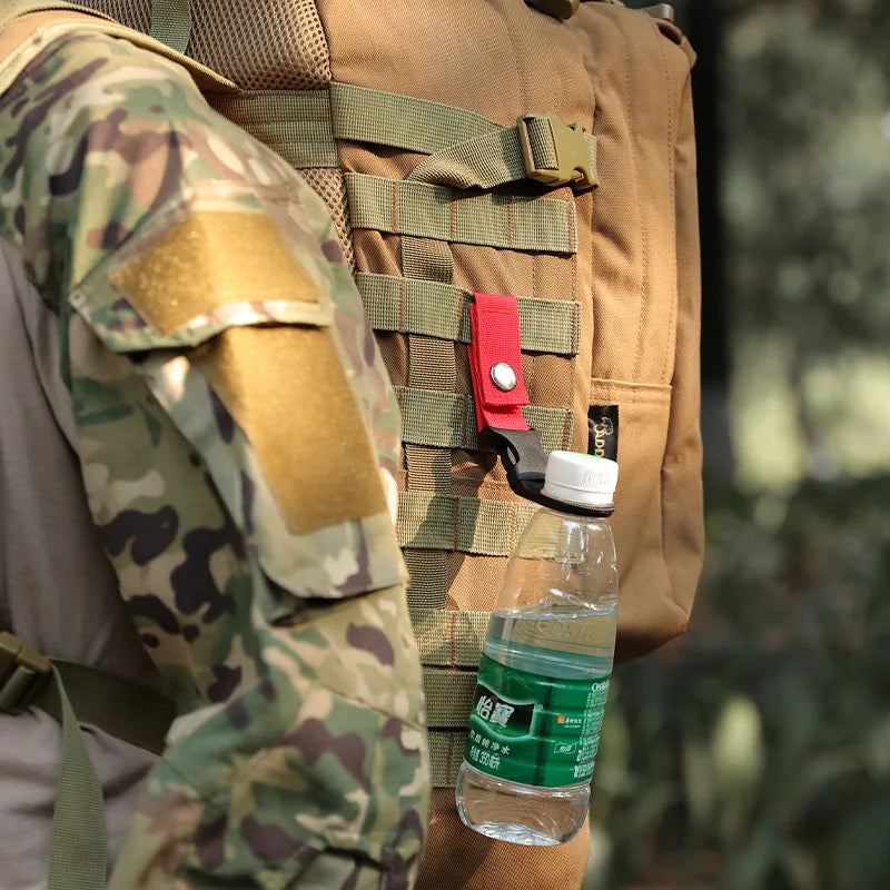 Karabiner Flaschenhalter Clip – Nylon, für Gürtel & Rucksack