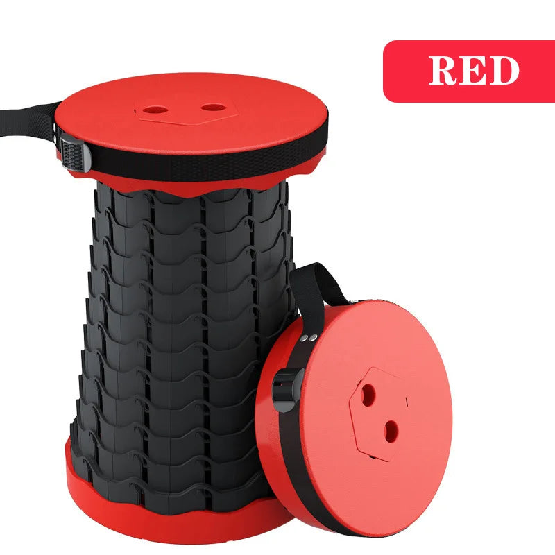 Teleskop-Campinghocker – Ultraleicht, faltbar, bis 200 kg | Strand, Angeln, Wandern, Picknick