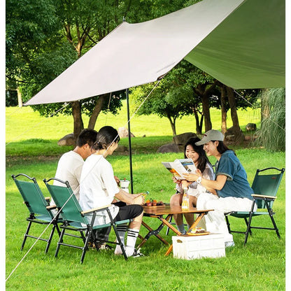 GIANXI Outdoor-Klappstuhl – Aluminium, faltbar, bis 100 kg | Camping, Strand, Angeln, Picknick