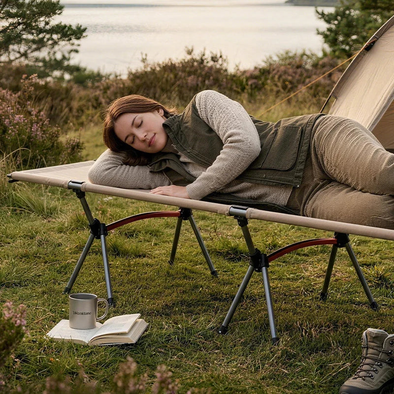 WestTune Faltbares Camping-Feldbett – Ultraleicht & Stabil für Outdoor