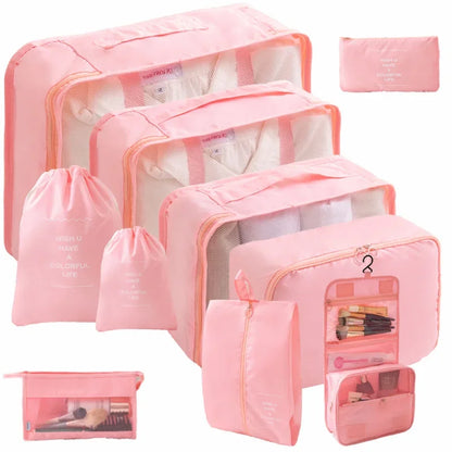 Reise-Organizer Set – Packwürfel & Kofferorganizer (7 oder 10 Stück)