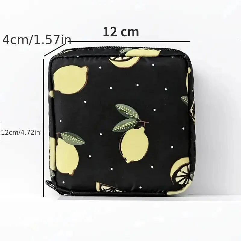 Tampon-Organizer Tasche – Wasserdichte Binden-Aufbewahrung mit süßem Cartoon-Design