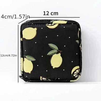 Tampon-Organizer Tasche – Wasserdichte Binden-Aufbewahrung mit süßem Cartoon-Design