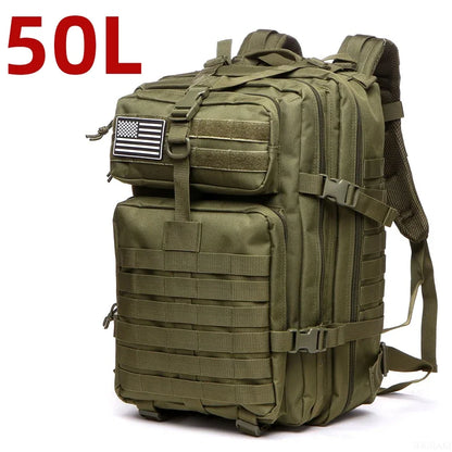 „25L/50L Robuster Nylon‑Rucksack – wasserdichter taktischer Sport‑, Trekking‑, Angel‑, Jagd‑, Camping‑ und Wander‑Outdoor‑Rucksack“