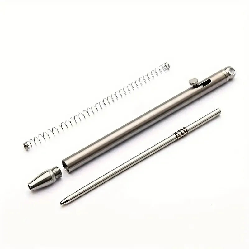 Tragbarer Mini‑Titan‑Stift, EDC‑Gadget, Outdoor‑Accessoire, kreativer Unterschriftenstift mit Persönlichkeit“