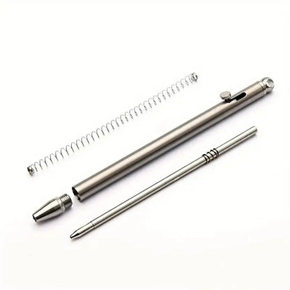 Tragbarer Mini‑Titan‑Stift, EDC‑Gadget, Outdoor‑Accessoire, kreativer Unterschriftenstift mit Persönlichkeit“