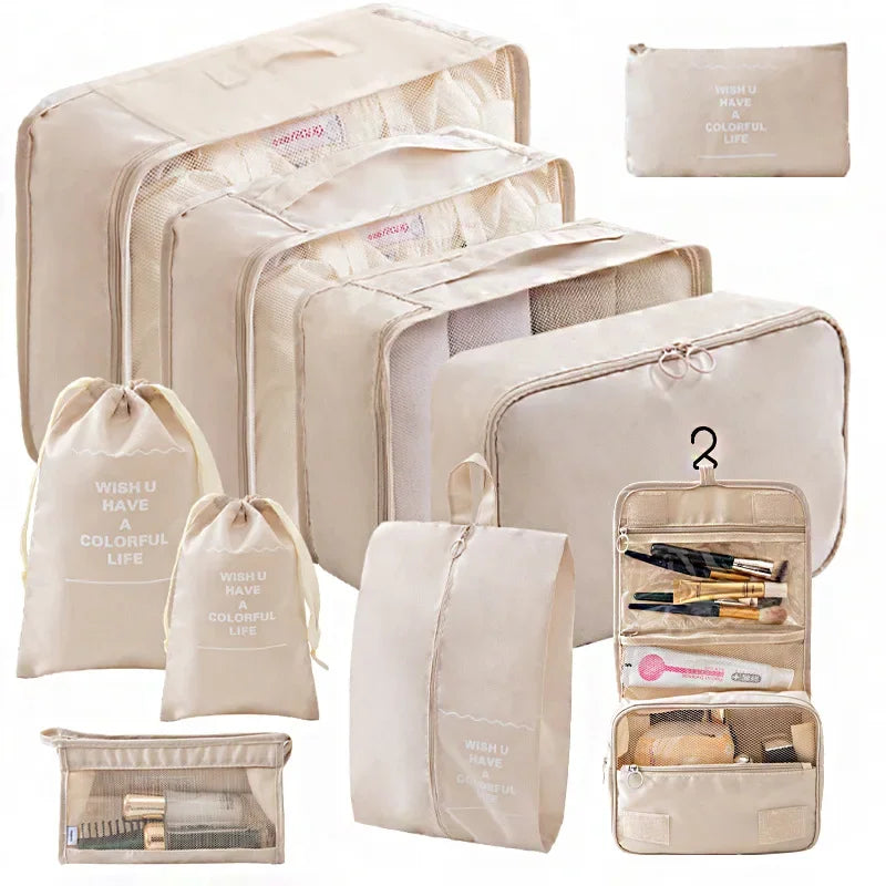 Reise-Organizer Set – Packwürfel & Kofferorganizer (7 oder 10 Stück)