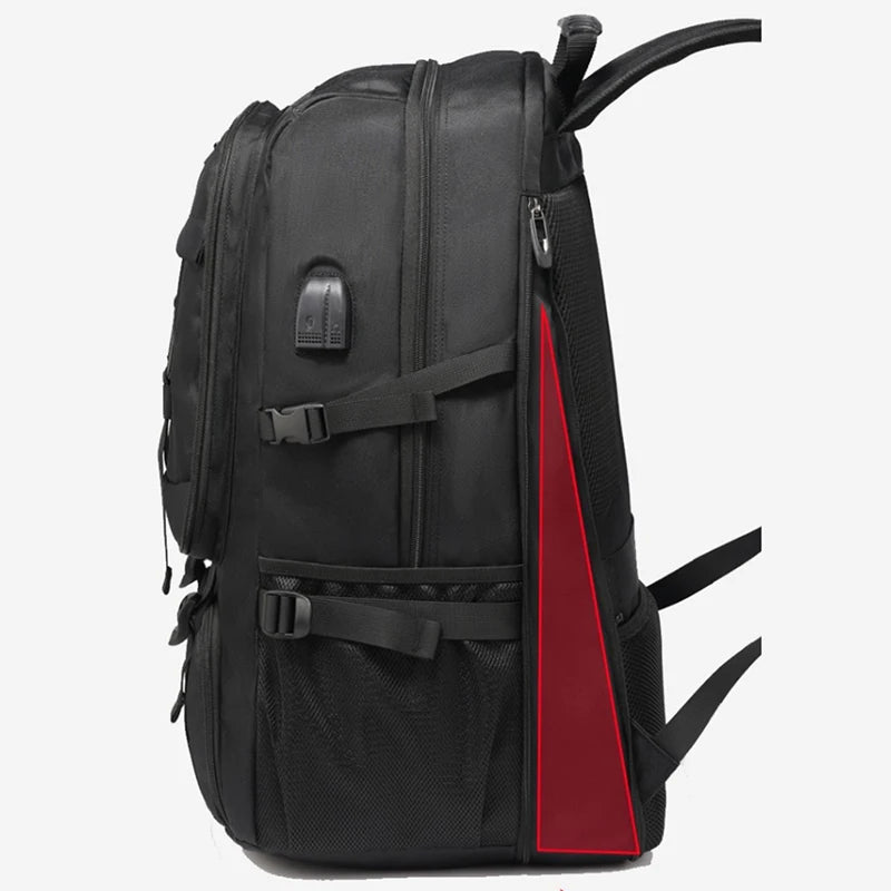 50L 80L Großer Reise‑Rucksack für Herren, mit separatem Schuhfach, Business‑Tasche, Outdoor‑Sport‑Rucksack, wasserdicht, schwarzer Herren‑Aufbewahrungsrucksack“