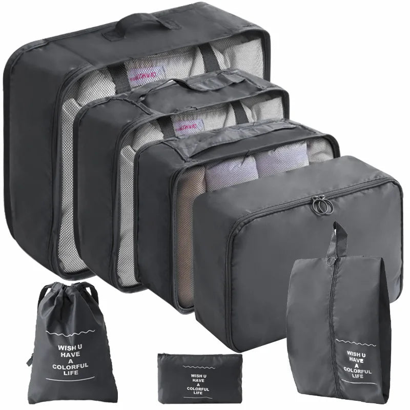 Reise-Organizer Set – Packwürfel & Kofferorganizer (7 oder 10 Stück)