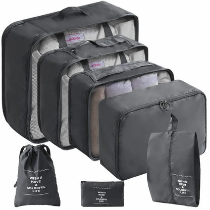 Reise-Organizer Set – Packwürfel & Kofferorganizer (7 oder 10 Stück)