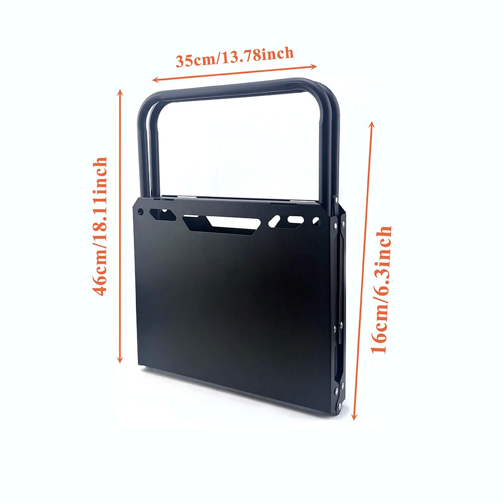 Tragbarer Klapptisch für Strand, Camping & Picknick – IGT Falttisch, 58x41x35 cm, Kohlenstoffstahl