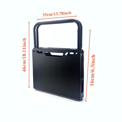 Tragbarer Klapptisch für Strand, Camping & Picknick – IGT Falttisch, 58x41x35 cm, Kohlenstoffstahl
