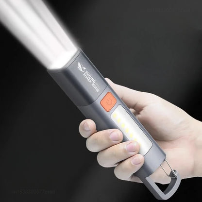 LED-Taschenlampe – Tragbar, Wasserdicht & Zoomfunktion für Camping & Outdoor