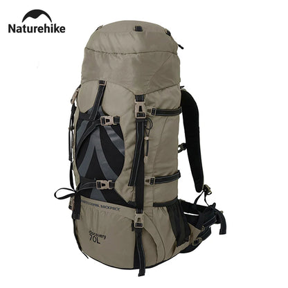 70L Trekking-Rucksack – Ergonomisch, Wasserdicht mit Regenhülle | Camping & Wandern