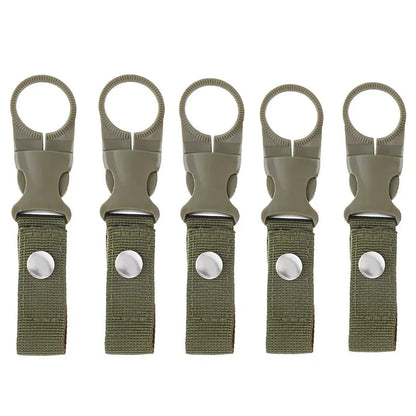 Karabiner Flaschenhalter Clip – Nylon, für Gürtel & Rucksack