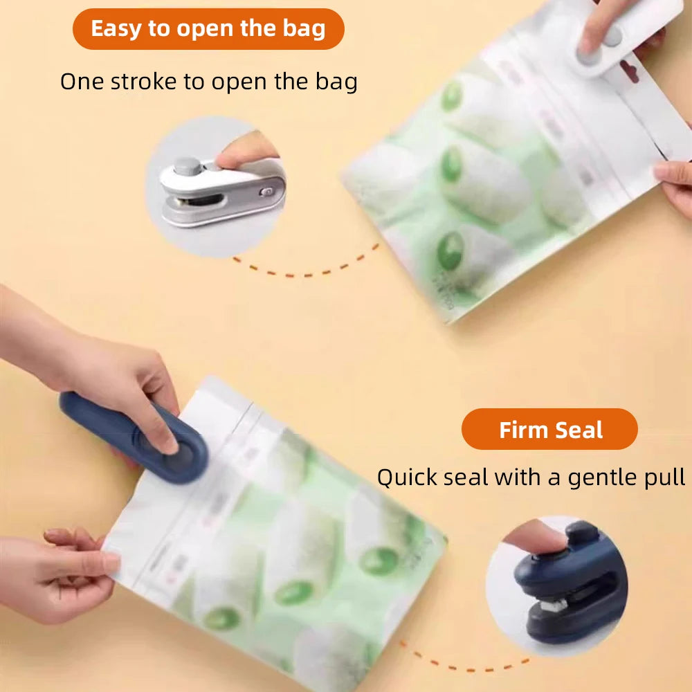 Mini Bag Sealer – Wiederaufladbares Foliengerät für Tüten & Snacks