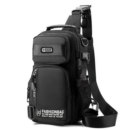„Rucksack zum Fahren für Herren, Brusttasche für Herren, lässige einseitige Umhängetasche für Herren, leichte und großräumige Crossbody‑Tasche.“