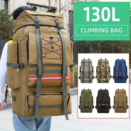 130L Wander‑ und Campingrucksack – Große Reisetasche für Herren, Trekking‑ und Outdoor‑Sport, Molle‑Rucksack mit großem Fassungsvermögen