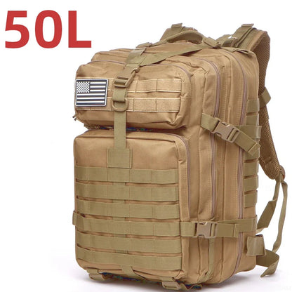 „25L/50L Robuster Nylon‑Rucksack – wasserdichter taktischer Sport‑, Trekking‑, Angel‑, Jagd‑, Camping‑ und Wander‑Outdoor‑Rucksack“