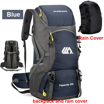 50L Wanderrucksack – Wasserdichter Trekking-Rucksack für Herren & Damen