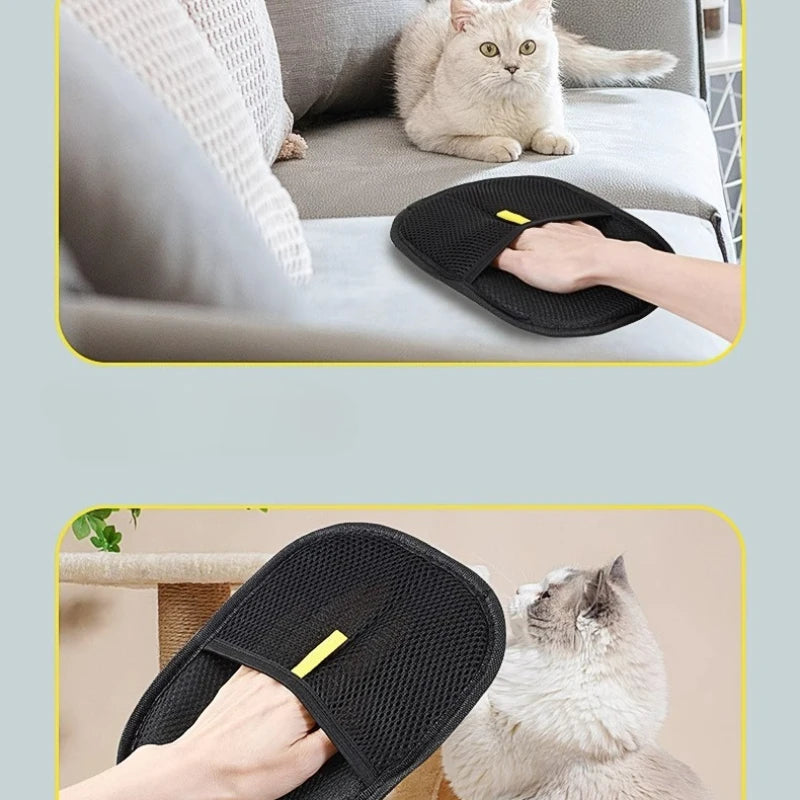 Tierhaar‑Entferner – Tragbare, waschbare Fell‑ und Fussel‑Entfernungs‑Handschuhe für Kleidung | Reinigungsprodukt & Haustierzubehör