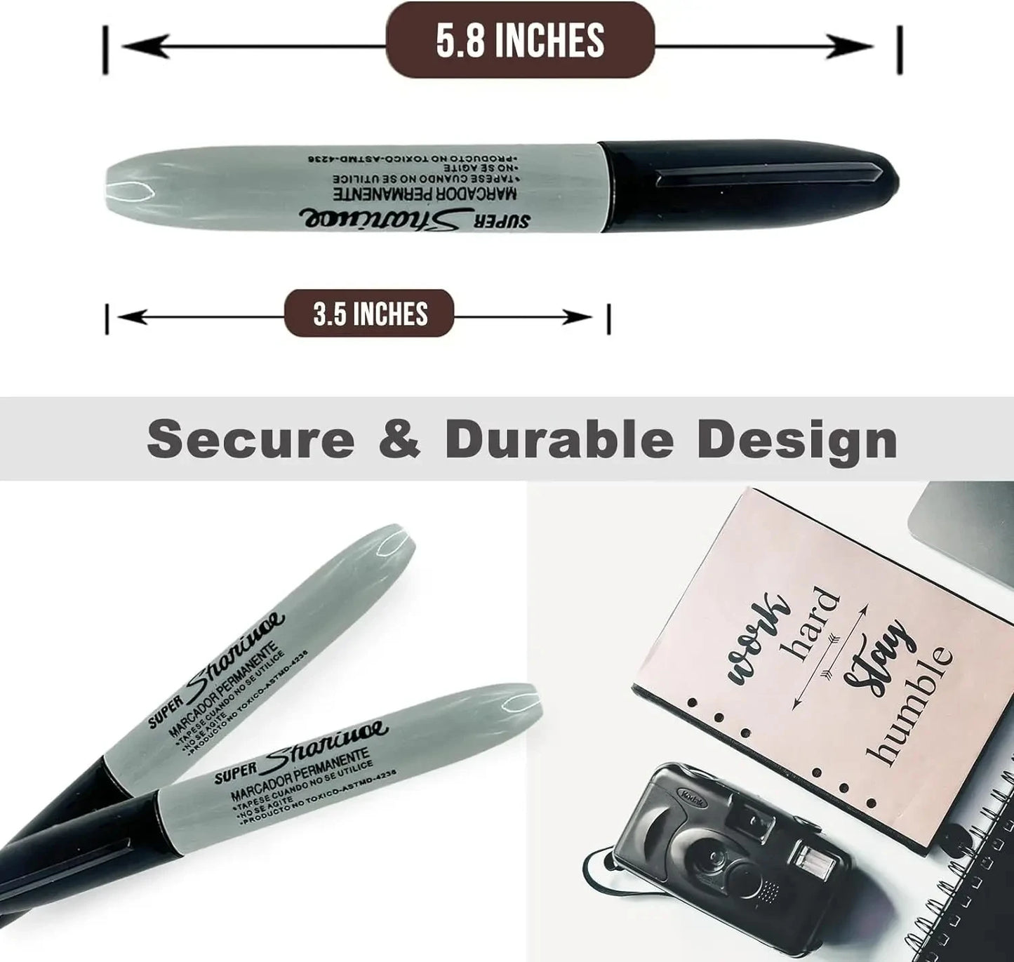 Kreativer Sicht‑Geheimmarker‑Stift Mini‑Versteck‑Safe, Ablage zur Tarnung für Zuhause, Büro und Reisen – zum Verstecken von Halsketten, Geld und kleinen Wertsachen