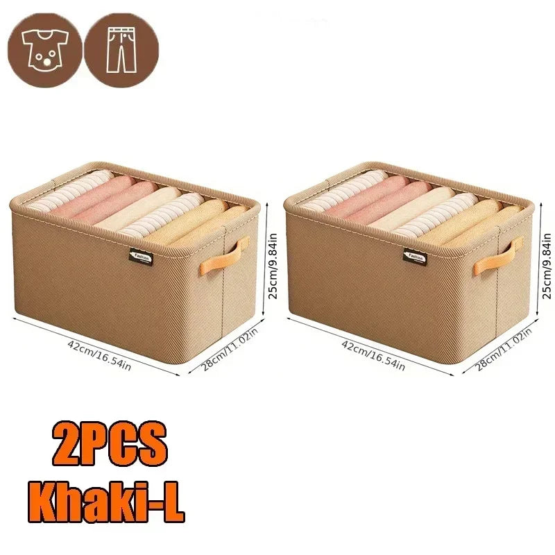 Kleidungsorganizer für Schubladen – Hosen, Pullover & Jeans Aufbewahrungsbox