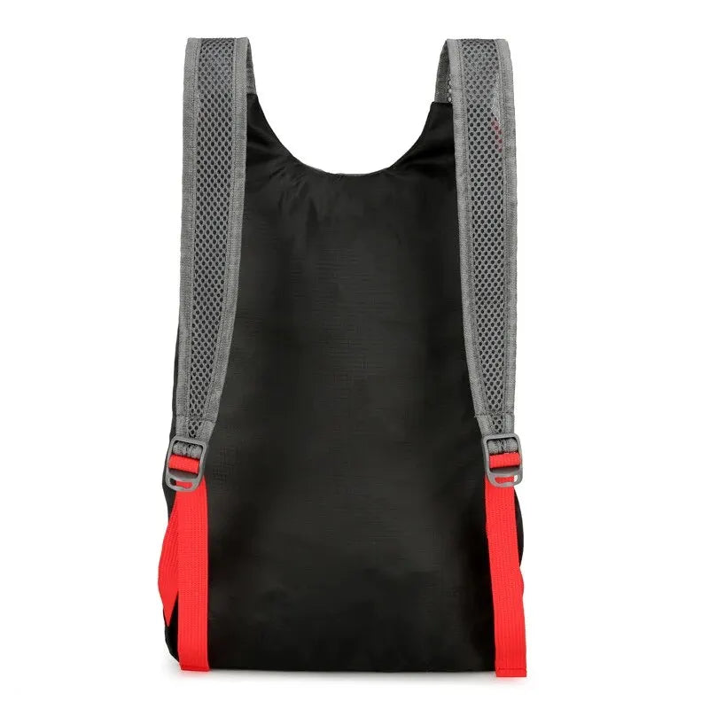 „Multifunktionaler Outdoor‑Falt‑Rucksack – hochdichtes, leichtes, wasserdichtes Nylon‑Gewebe, Sporttasche für Camping, Wandern und Reisen“